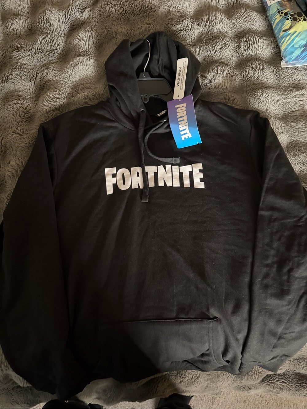 Fortnite Black Logo Hoodie
